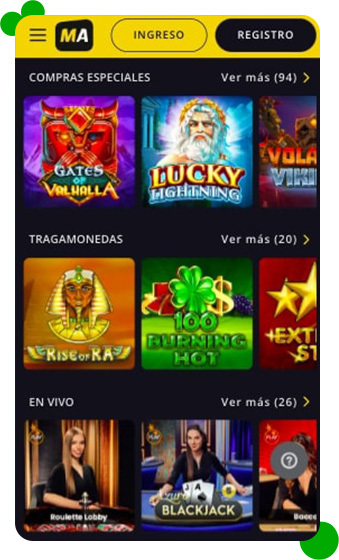MegApuesta casino Colombia