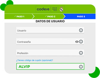 registrate codigo promocional Codere Colombia