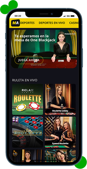 megapuesta app casino en vivo